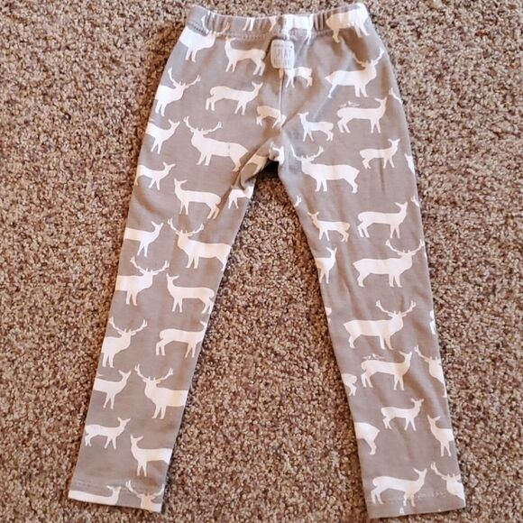 Splat Boutique 2T deer white and tan leggings - Picture 5 of 5